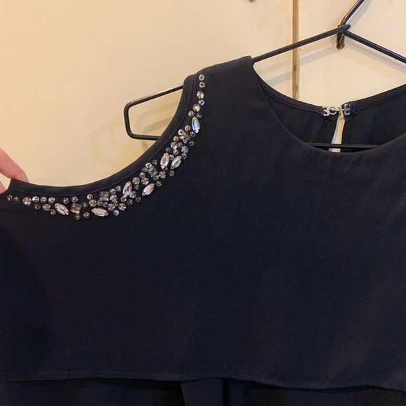 Kazo Black Embellished Dress - Picture 3 of 7